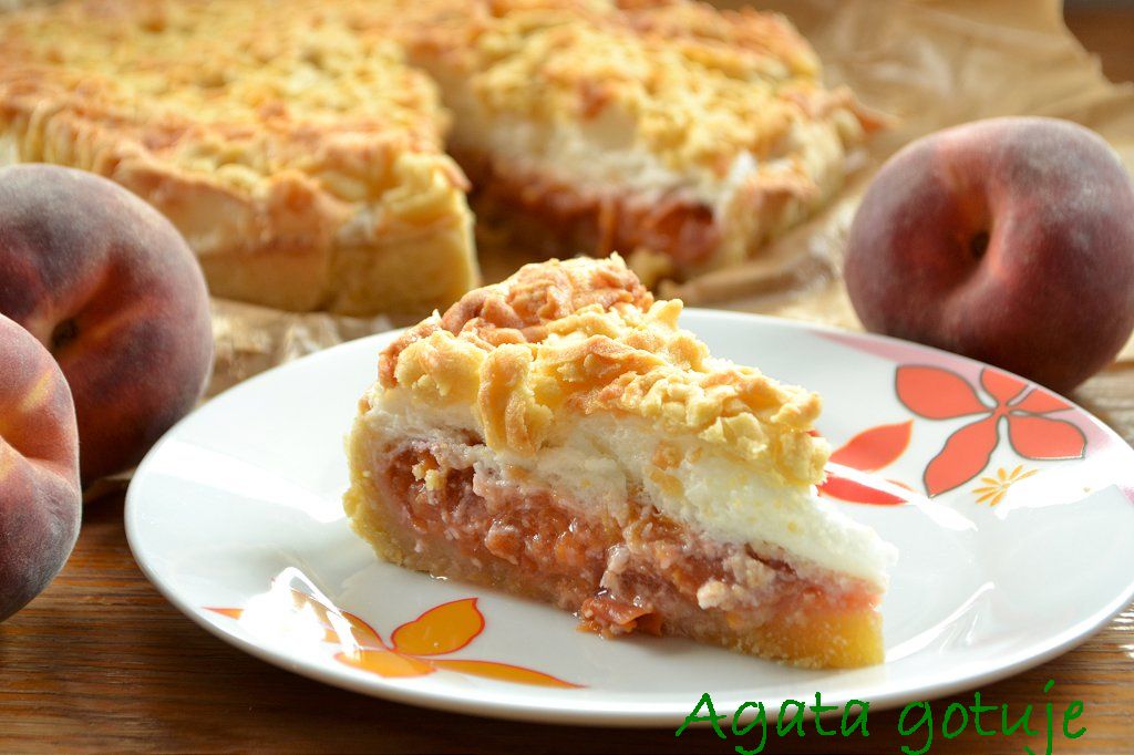 ciasto z brzoskwiniami