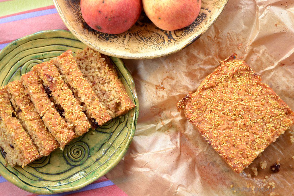 ciasto jabłkowe z kaszy jaglanej