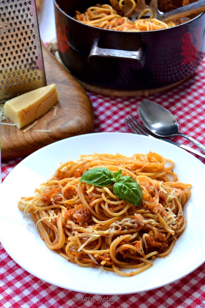 wegetarianskie spaghetti alla bolognese-1024
